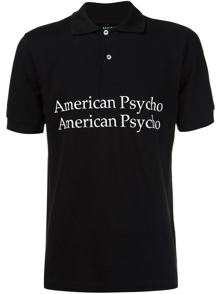 Hood By Air American Psycho Print Polo Shirt