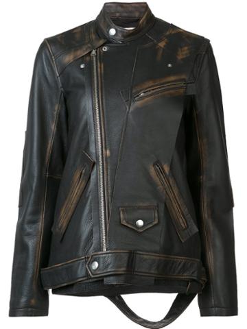 Miharayasuhiro Oversized Leather Jacket