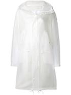Calvin Klein Jeans Est. 1978 Transparent Rain Coat - White