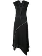 Colovos Asymmetric Hem Dress - Black