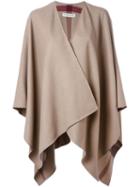 Burberry - House Check Reversible Cape - Women - Merino - One Size, Nude/neutrals, Merino