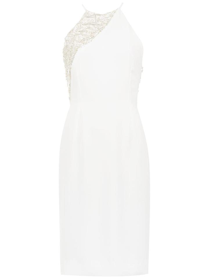 Gloria Coelho Embroidered Detail Dress - White