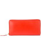 Comme Des Garçons Play Zip-around Continental Wallet - Yellow & Orange