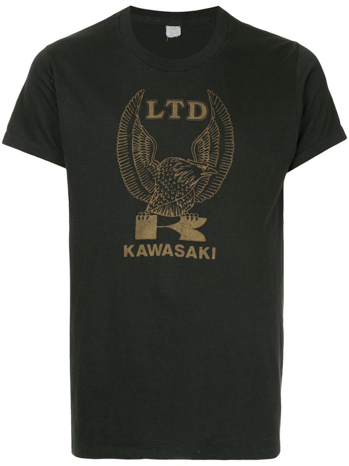 Fake Alpha Vintage 1980s Kawasaki T-shirt - Black