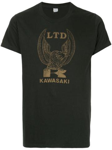 Fake Alpha Vintage 1980s Kawasaki T-shirt - Black