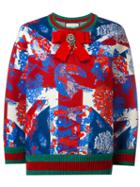 Gucci Union Jacket Lurex Trim Sweatshirt, Women's, Size: Xs, Red, Cotton/polyamide/spandex/elastane/metallic Fibre