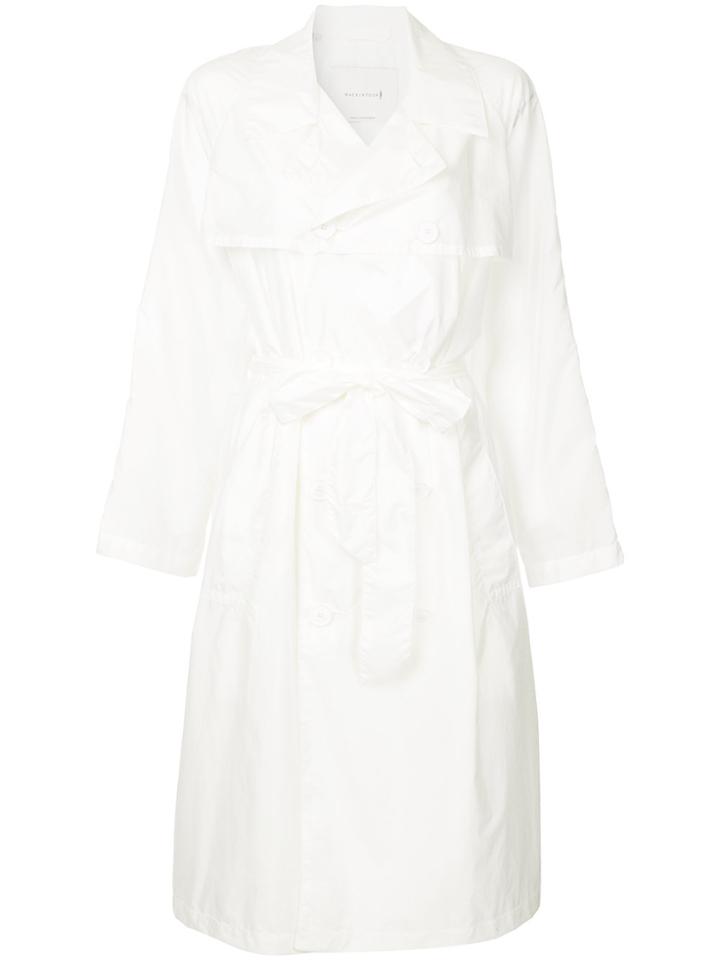 Mackintosh Classic Trench Coat - White