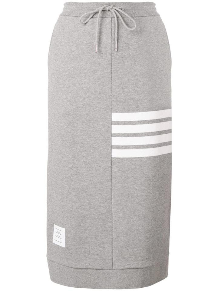 Thom Browne 4-bar Loopback Sack Skirt - Grey