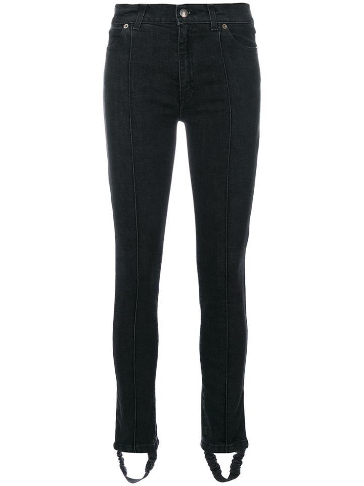 Magda Butrym Ankle Cuff Skinny Jeans - Grey