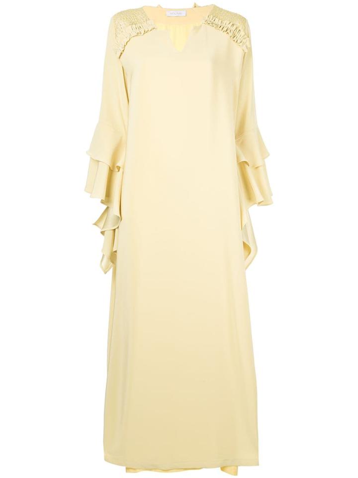 Mounay Grace Kaftan Dress - Yellow