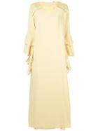Mounay Grace Kaftan Dress - Yellow