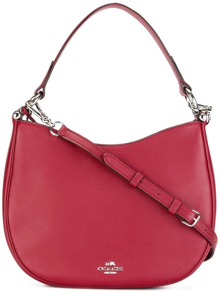Coach 'nomad' Shoulder Bag, Women's, Red, Calf Leather