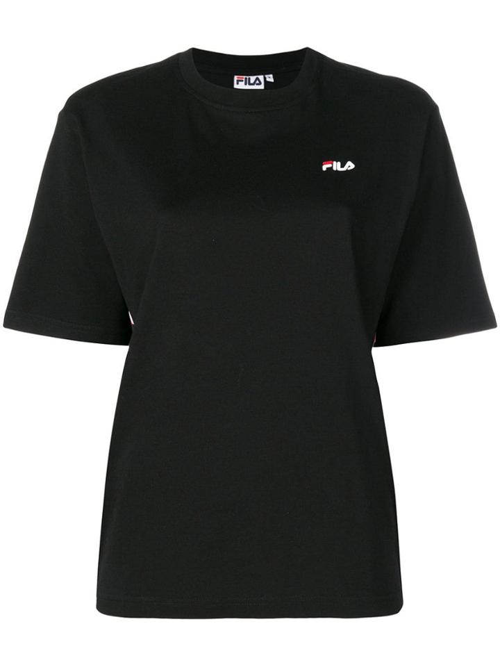 Fila Logo Side Stripe T-shirt - Black