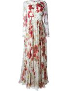 Dolce & Gabbana Daisy And Poppy Print Maxi Dress