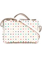 Tod's Studded Tote, Women's, White, Calf Leather