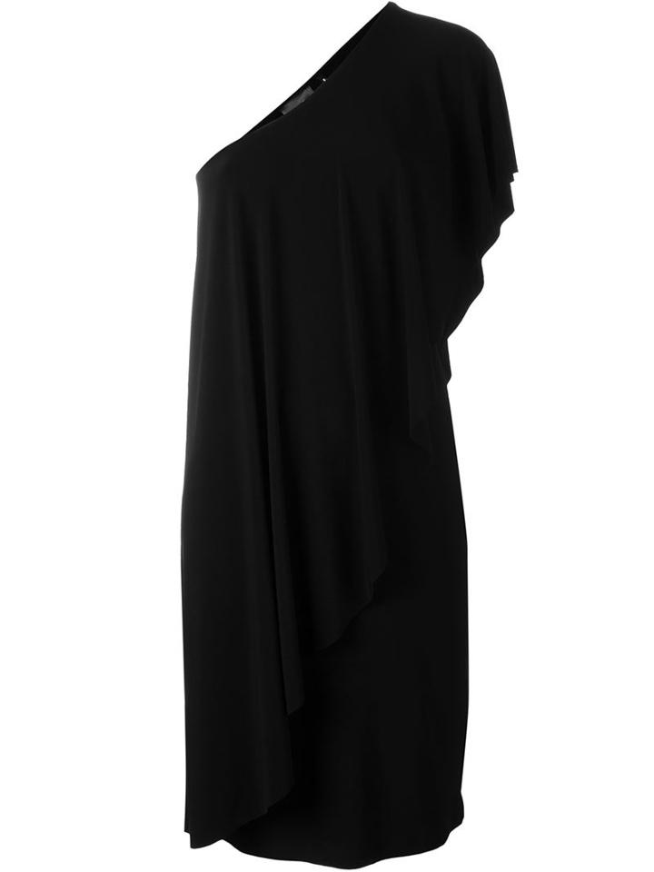 Norma Kamali One Shoulder Dress