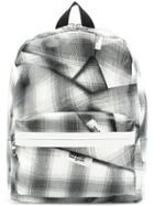 Mm6 Maison Margiela Checked Backpack - Grey