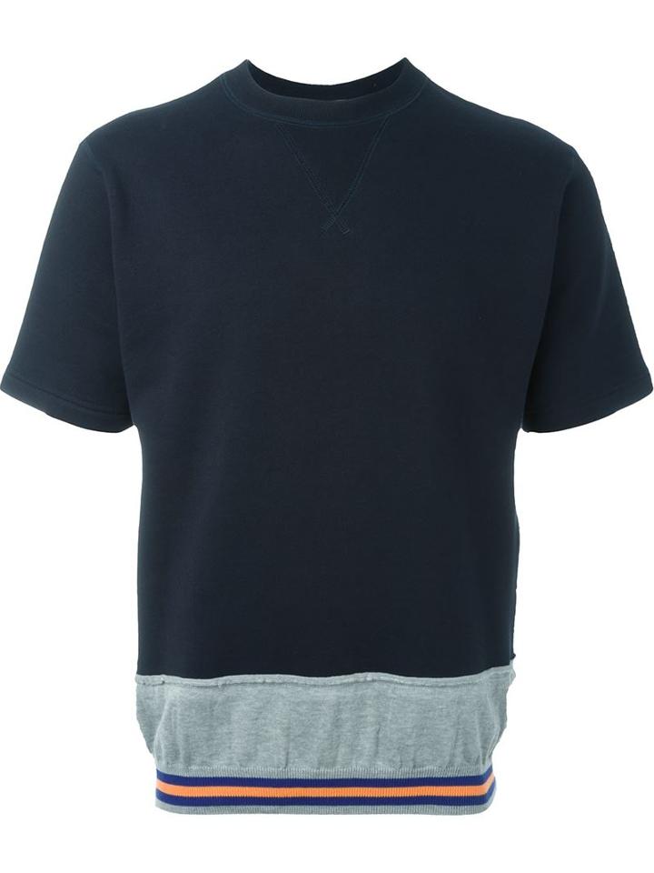 Kolor 'beacon' Short Sleeve Sweatshirt