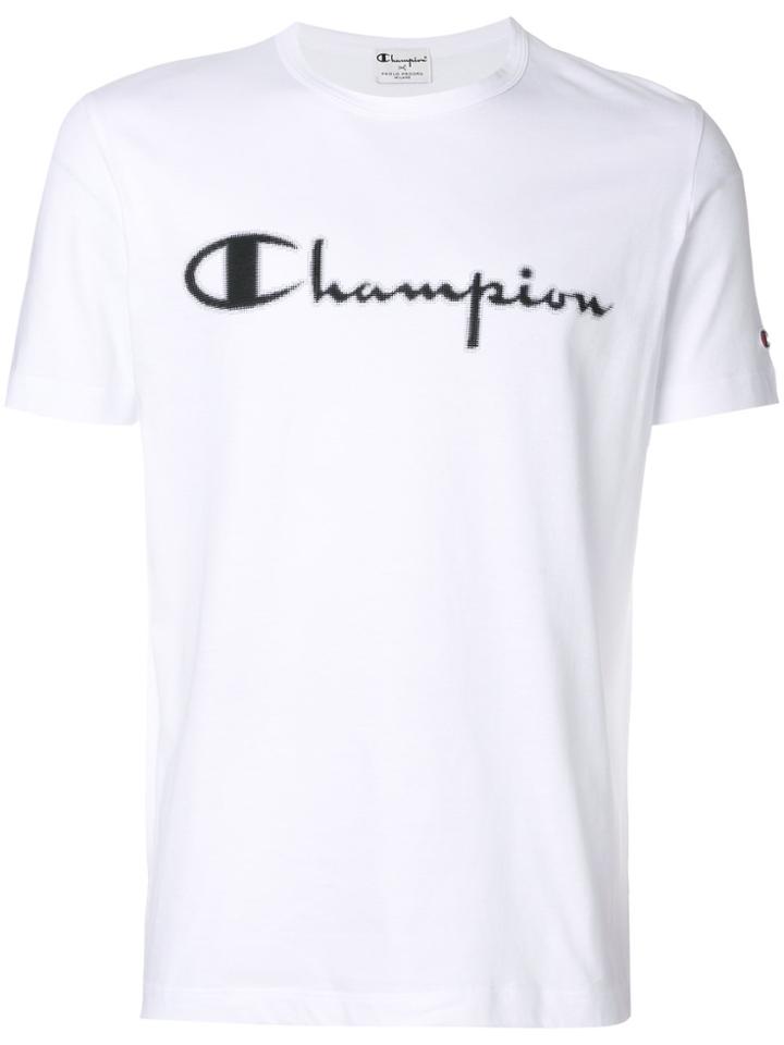 Paolo Pecora Champion Print T-shirt - White