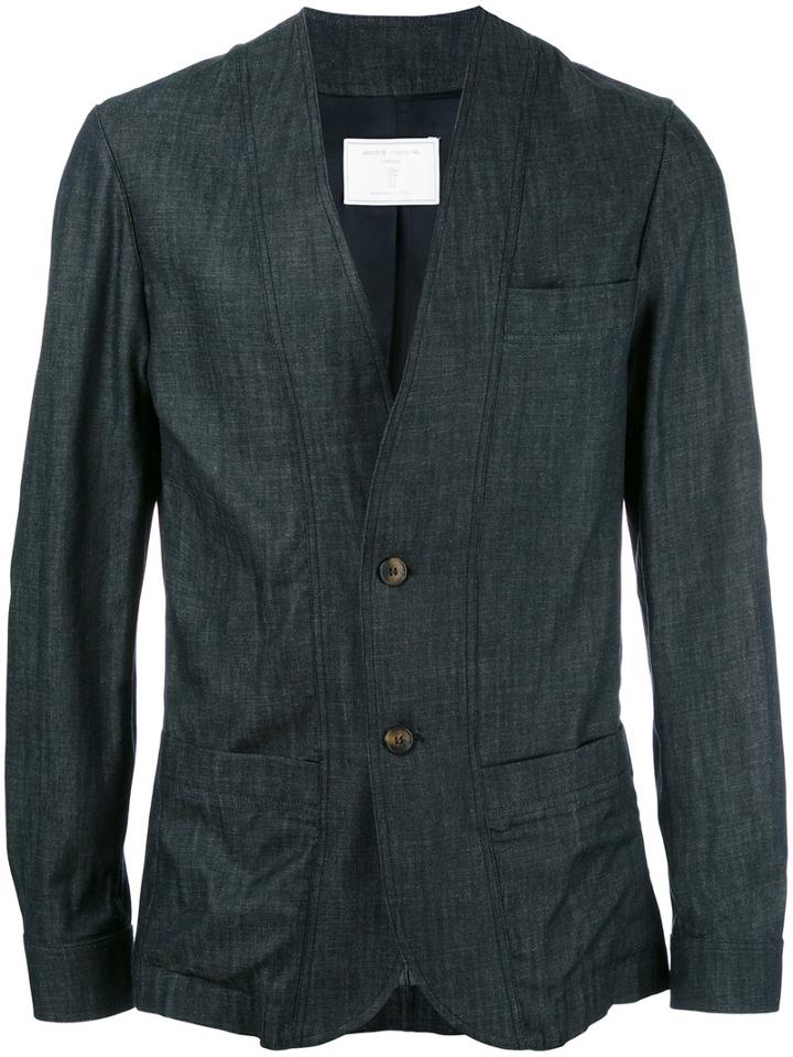 Société Anonyme Trip Jacket, Size: 46, Blue, Linen/flax
