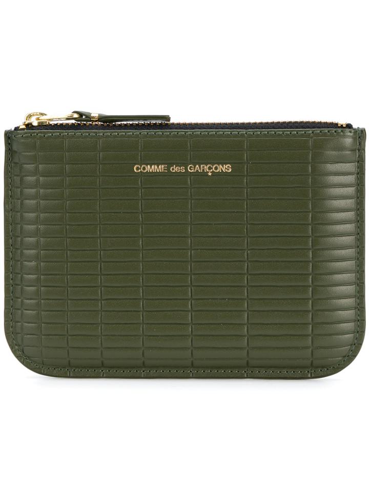 Comme Des Garçons Wallet Textured Wallet - Green
