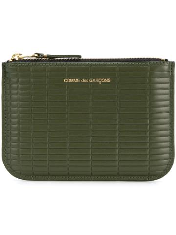 Comme Des Garçons Wallet Textured Wallet - Green