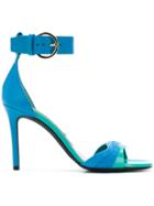 Emilio Pucci Strappy Colour-block Sandals - Blue