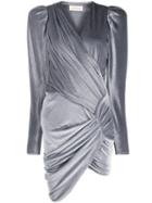 Alexandre Vauthier Ruched Detail Dress - Grey