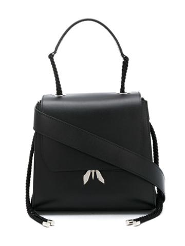 Patrizia Pepe Hornet Charm Tote Bag - Black