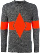 Diesel Stripe Intarsia Sweater