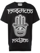 Moschino - Hamsa Hand T-shirt - Men - Cotton - Xs, Black, Cotton