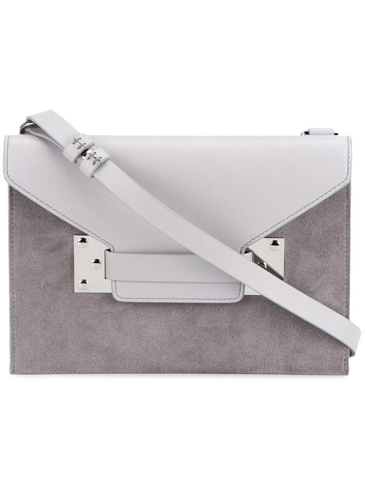 Sophie Hulme Milner Double Shoulder Bag, Women's, Grey