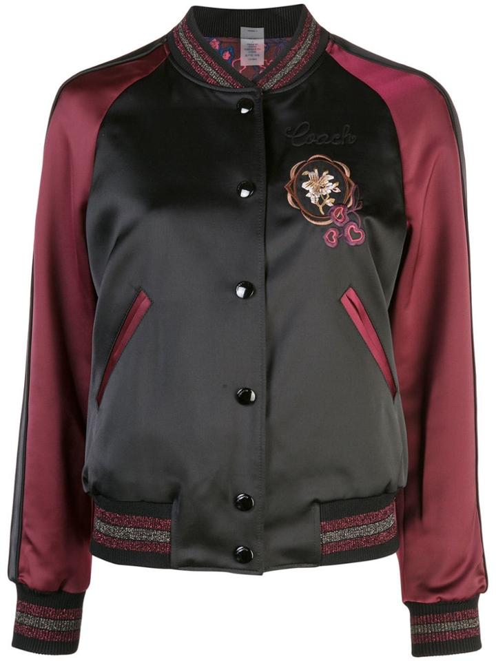 Coach Reversible Varsity Jacket - Black