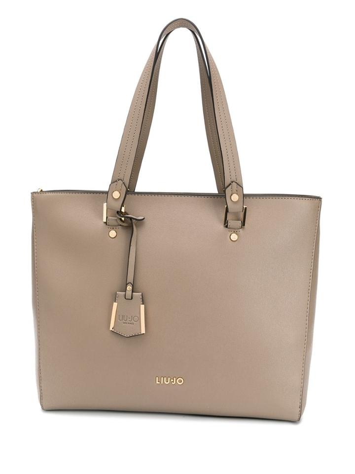 Liu Jo Logo Shopper Tote - Neutrals