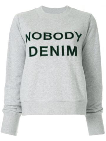 Nobody Denim Nobody Favourite Sweat Cinder - Grey