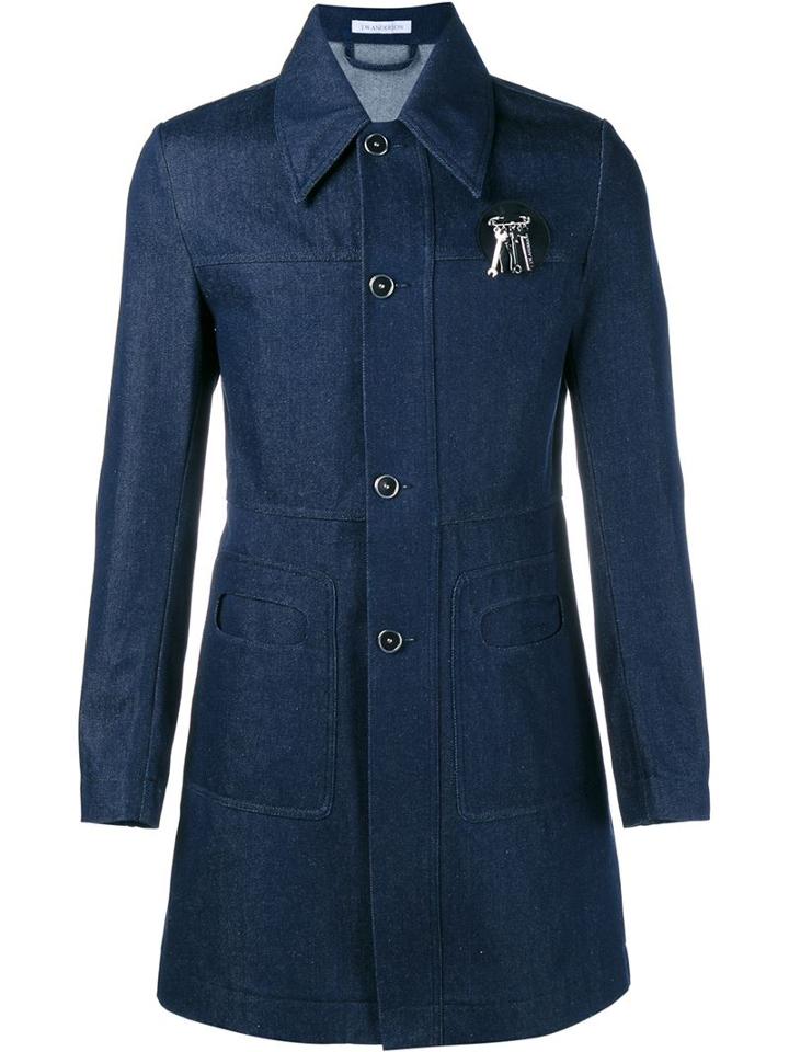 J.w. Anderson Raw Denim Tools Coat