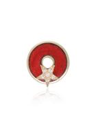 Foundrae Star Charm Pendant - Red
