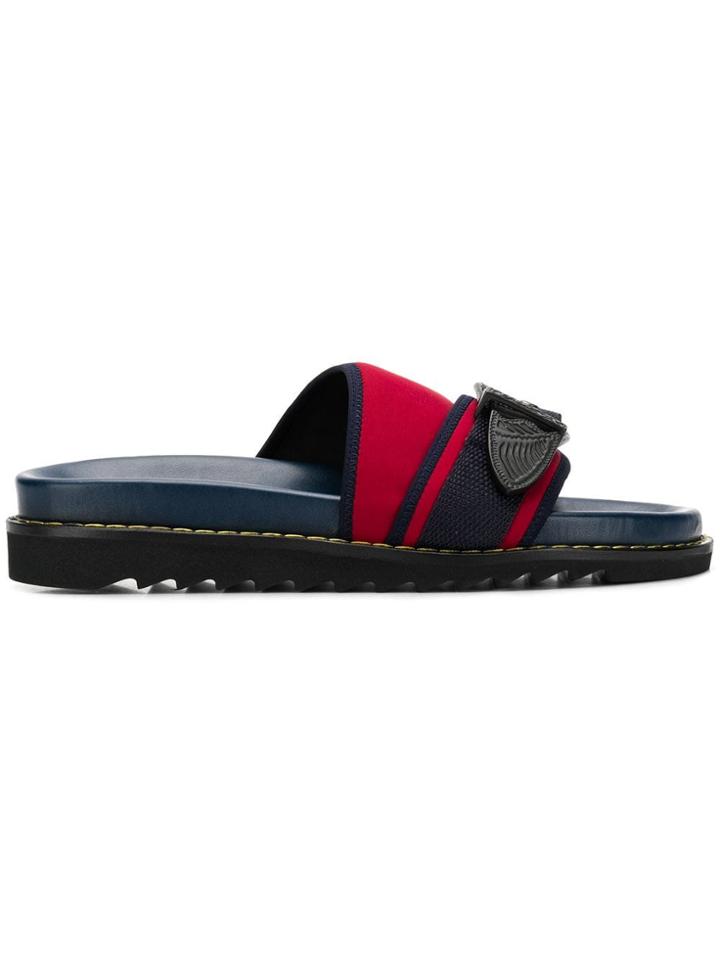 Toga Virilis Buckle Detail Slides - Blue