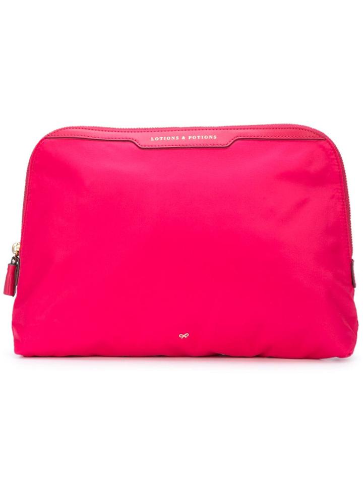 Anya Hindmarch Lotions And Potions Bag - Pink & Purple