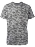 Les (art)ists Camouflage Print T-shirt, Men's, Size: Medium, Grey, Cotton