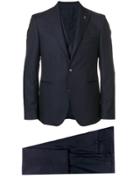 Tagliatore Three Piece Suit - Blue