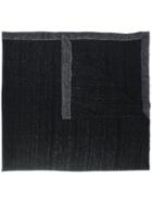 Faliero Sarti Metallic Knit Scarf - Black