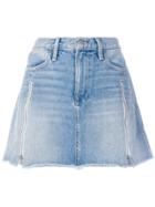 Frame Denim A-line Denim Skirt - Blue