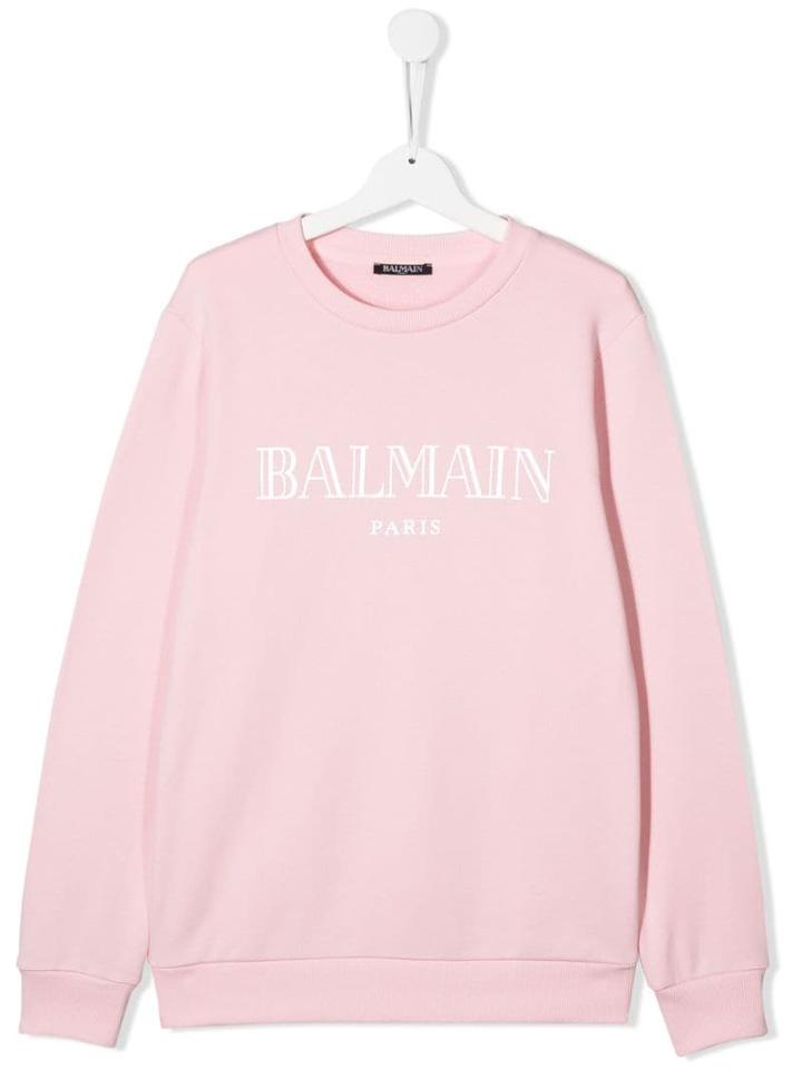 Balmain Kids Teen Logo Sweatshirt - Pink