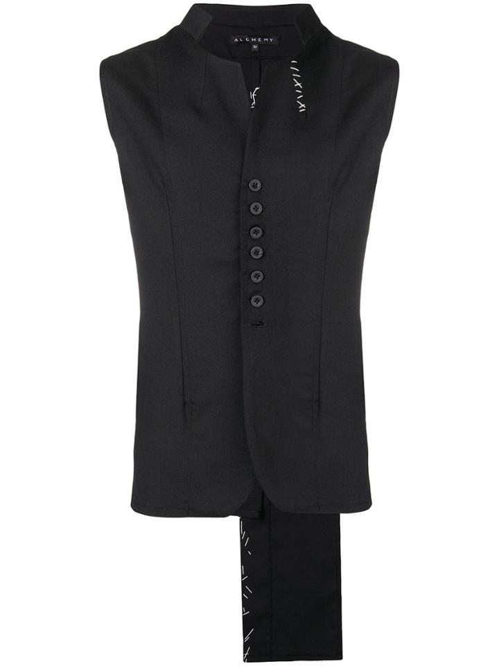 Alchemy Tailored Vest - Black