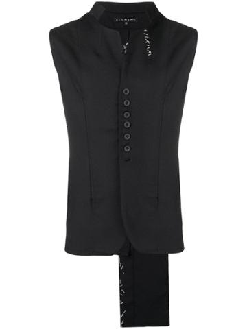 Alchemy Tailored Vest - Black