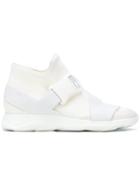 Christopher Kane Safety Buckle High-top Sneaker - White