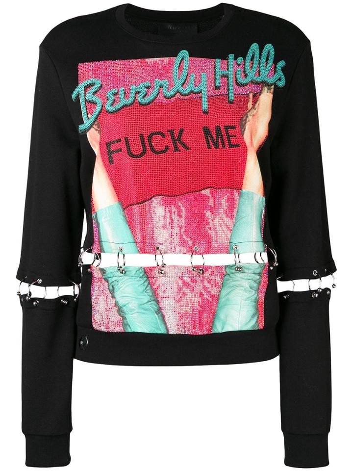 Philipp Plein Beverly Hills Print Sweatshirt - Black