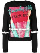 Philipp Plein Beverly Hills Print Sweatshirt - Black