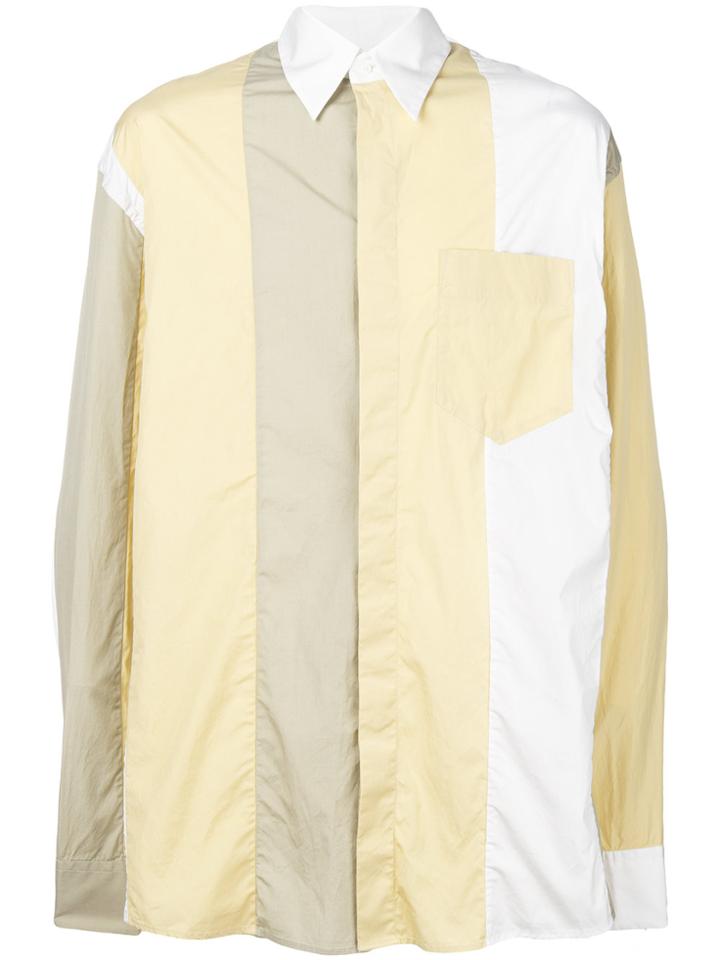 Marni Paneled Shirt - White
